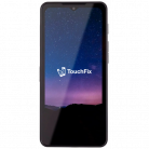 CAT S75 smartphone met sterrenhemel achtergrond en TouchFix logo