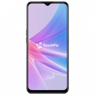 Oppo A78 smartphone met kleurrijke abstracte achtergrond en TouchFix logo