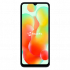 Xiaomi Redmi 12C smartphone met kleurrijke abstracte achtergrond en TouchFix logo