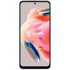 Xiaomi Redmi Note 12 4G smartphone met roze abstracte achtergrond en TouchFix logo