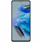 Xiaomi Redmi Note 12 Pro smartphone met blauwe abstracte achtergrond en TouchFix logo