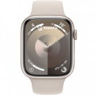 Apple Watch Series 9 met beige band en TouchFix logo