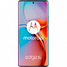 "Motorola Edge 40 Pro smartphone met kleurrijke achtergrond en Motorola logo - TouchFix reparatieservice voor Motorola toestellen