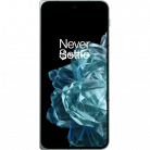 OnePlus smartphone met kristallen ontwerp en 'Never Settle' slogan op zwart scherm - TouchFix reparatieservice voor OnePlus toestellen