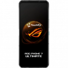 ROG Phone 7 Ultimate met TouchFix logo op het scherm