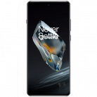 nePlus 12 smartphone met kristallen object en de slogan 'Never Settle' - TouchFix reparatieservice voor OnePlus toestellen