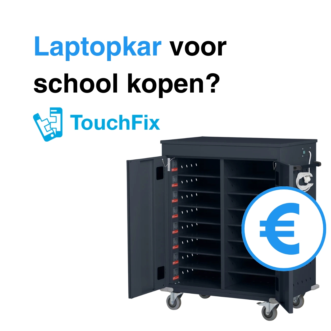 Laptopkar voor scholen kopen bij TouchFix – Veilig en efficiënt opladen